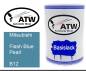 Preview: Mitsubishi, Flash Blue Pearl, B12: 500ml Lackdose, von ATW Autoteile West.